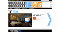 Desktop Screenshot of checkingincheckingout.com