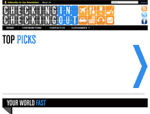 Tablet Screenshot of checkingincheckingout.com